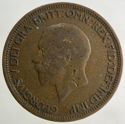 1929 George V Half - Penny Coin | Collectable Grade