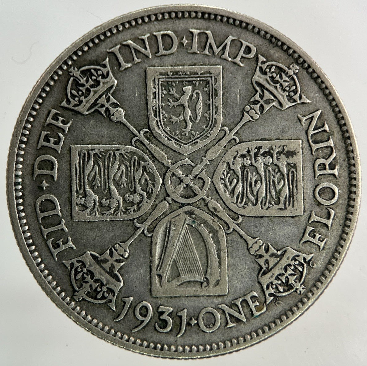 1931 George V Florin Silver Coin | Fine Collectable Grade