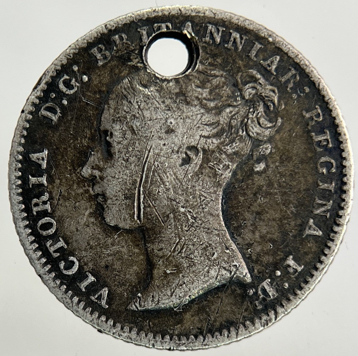 1845 Victoria Groat Four - Pence Silver Coin | Fine Collectable Grade