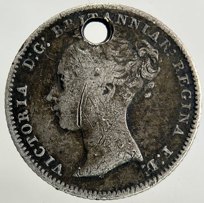 1845 Victoria Groat Four - Pence Silver Coin | Fine Collectable Grade