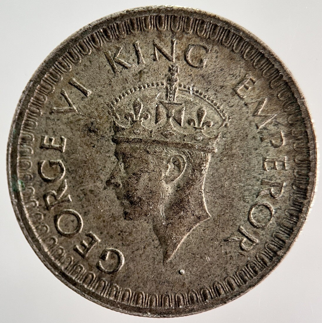 1943 India 1/2 Half Rupee Silver Coin | Very High Grade | a629