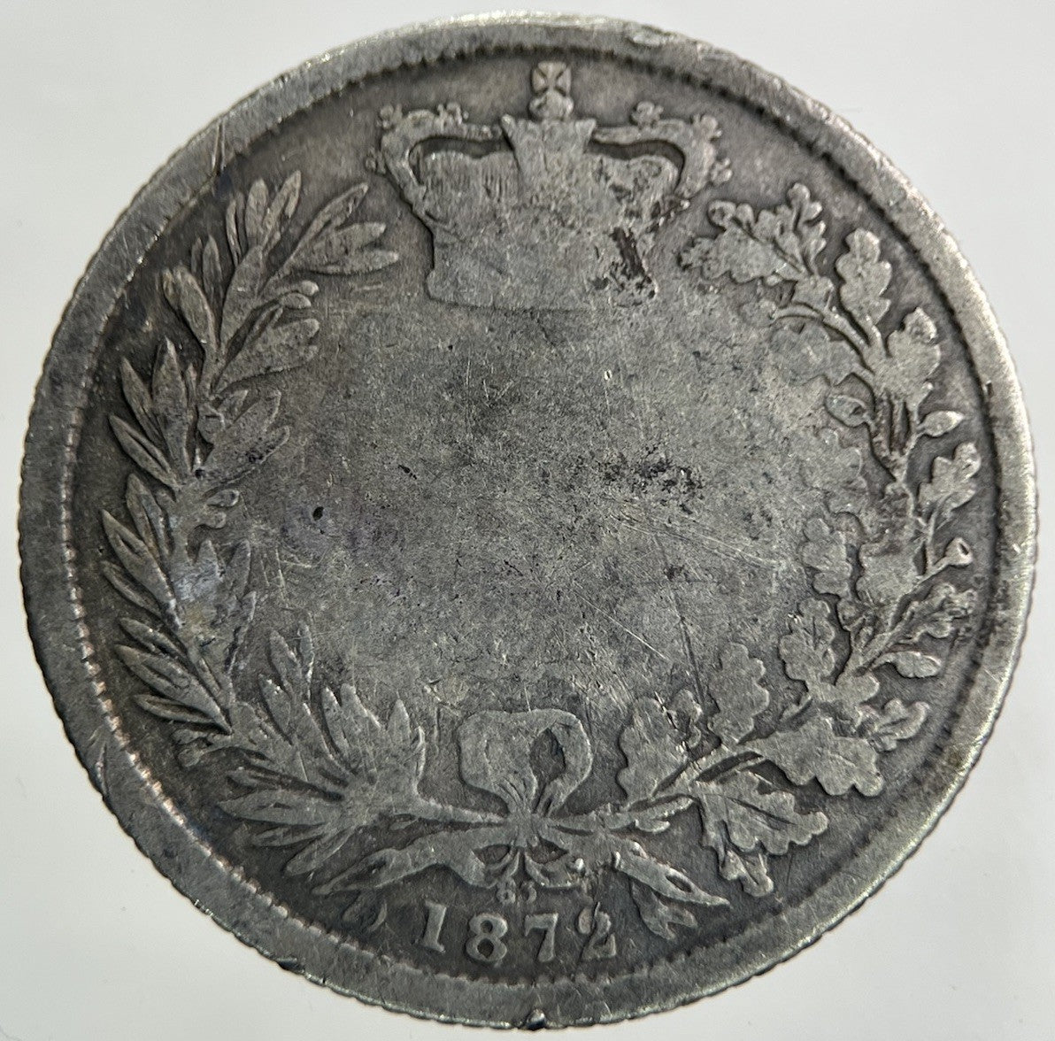 1872 Victoria Shilling Silver Coin | Collectable Grade