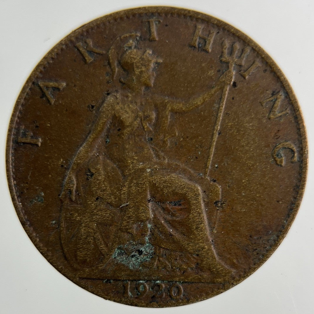 1920 George V Farthing Coin | Collectable Grade
