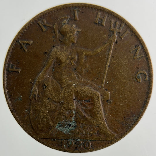 1920 George V Farthing Coin | Collectable Grade