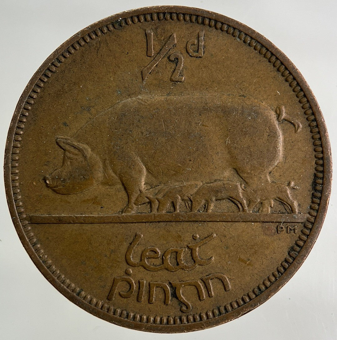 1942 Irish Half - Penny Coin | Fine Collectable Grade