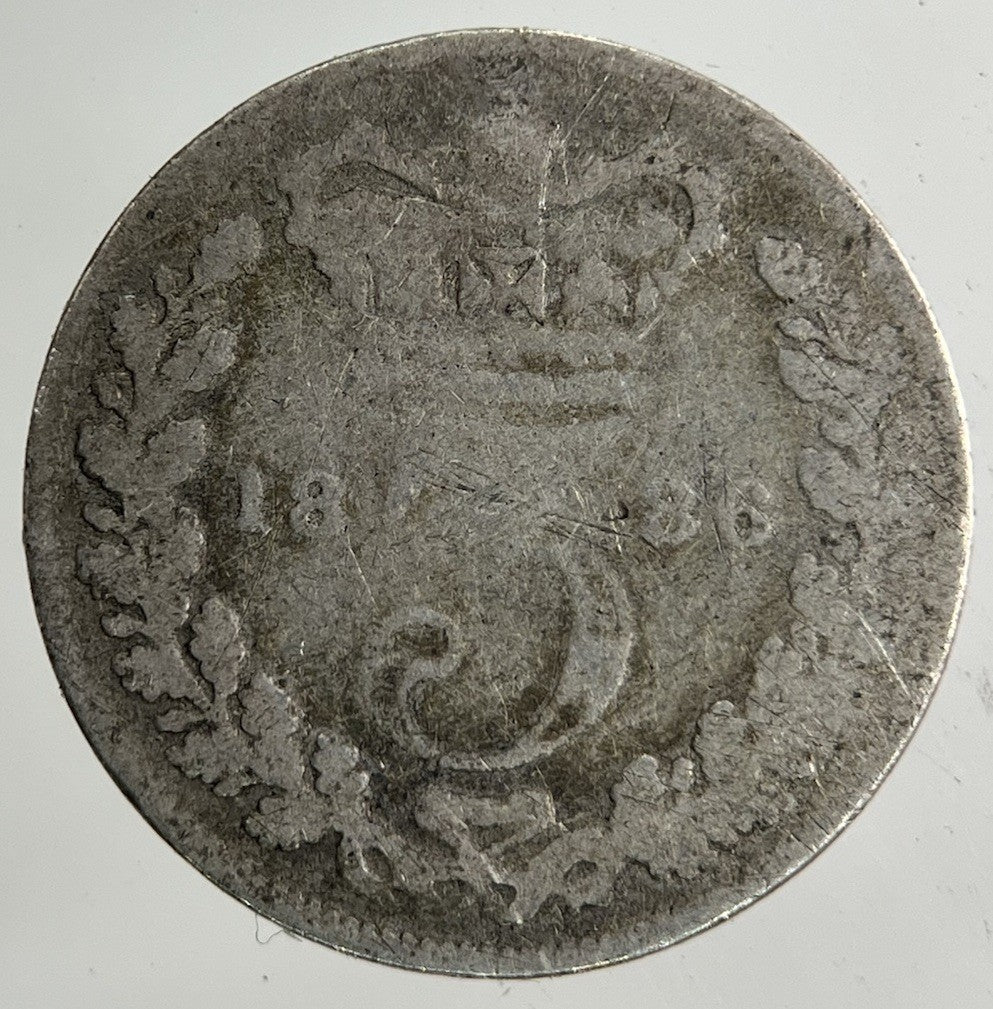 1886 Victoria Threepence Silver Coin | Fair Grade