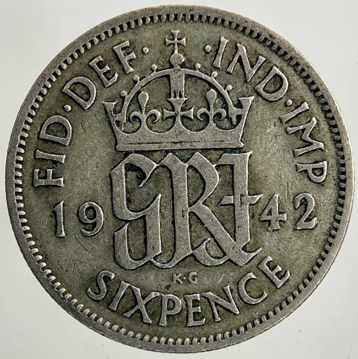 1942 George VI Sixpence Silver Coin | Collectable Grade