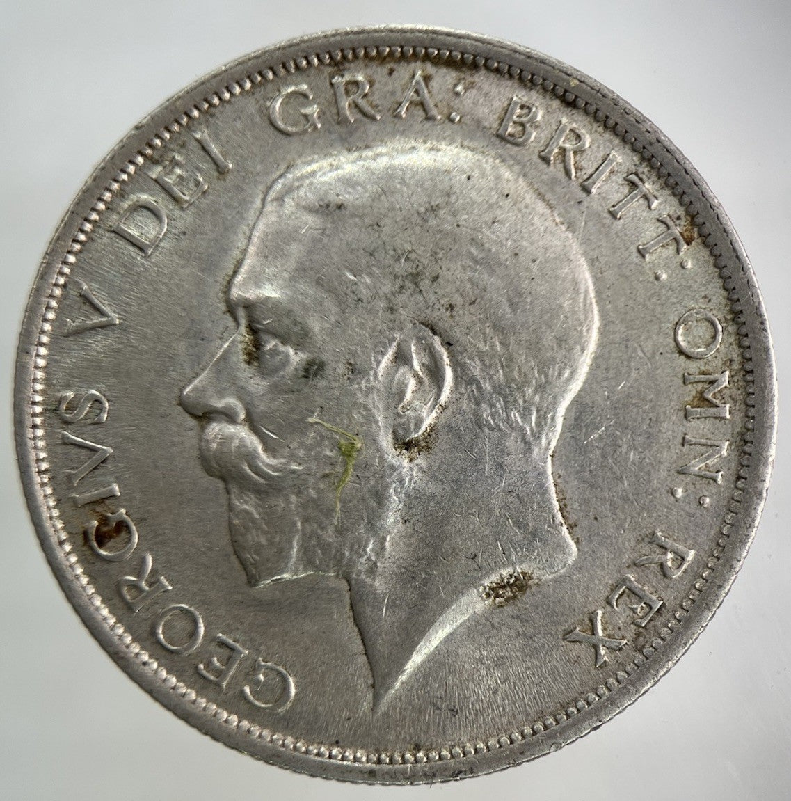 1916 George V Half - Crown Silver Coin | Very Fine Grade