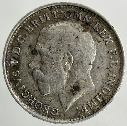 1915 George V Threepence Silver Coin | Very High Grade