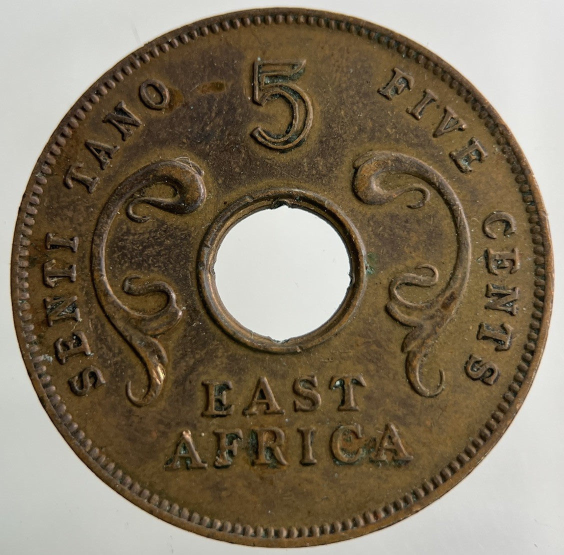 1964 East Africa Five Cents Coin | Very High Grade
