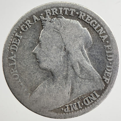 1899 Victoria Threepence Silver Coin | Collectable Grade | a8831