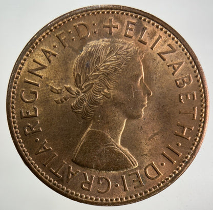 1965 Elizabeth II 2nd One Penny Coin | Very Fine Grade