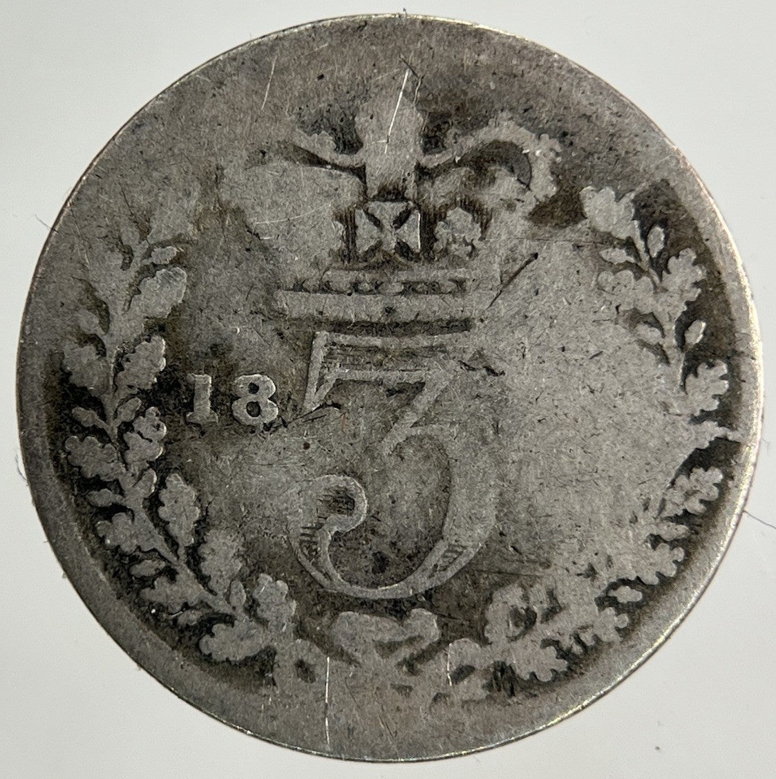 British Victoria Threepence Silver Coin | Fair Grade