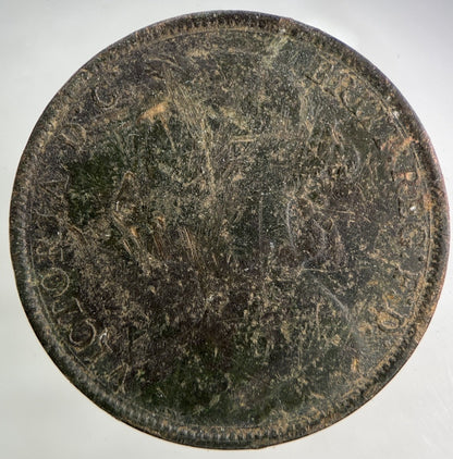 1891 Victoria One Penny Coin | Fine Collectable Grade