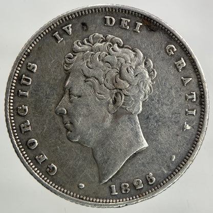 1825 George IV Shilling Silver Coin | Very High Grade