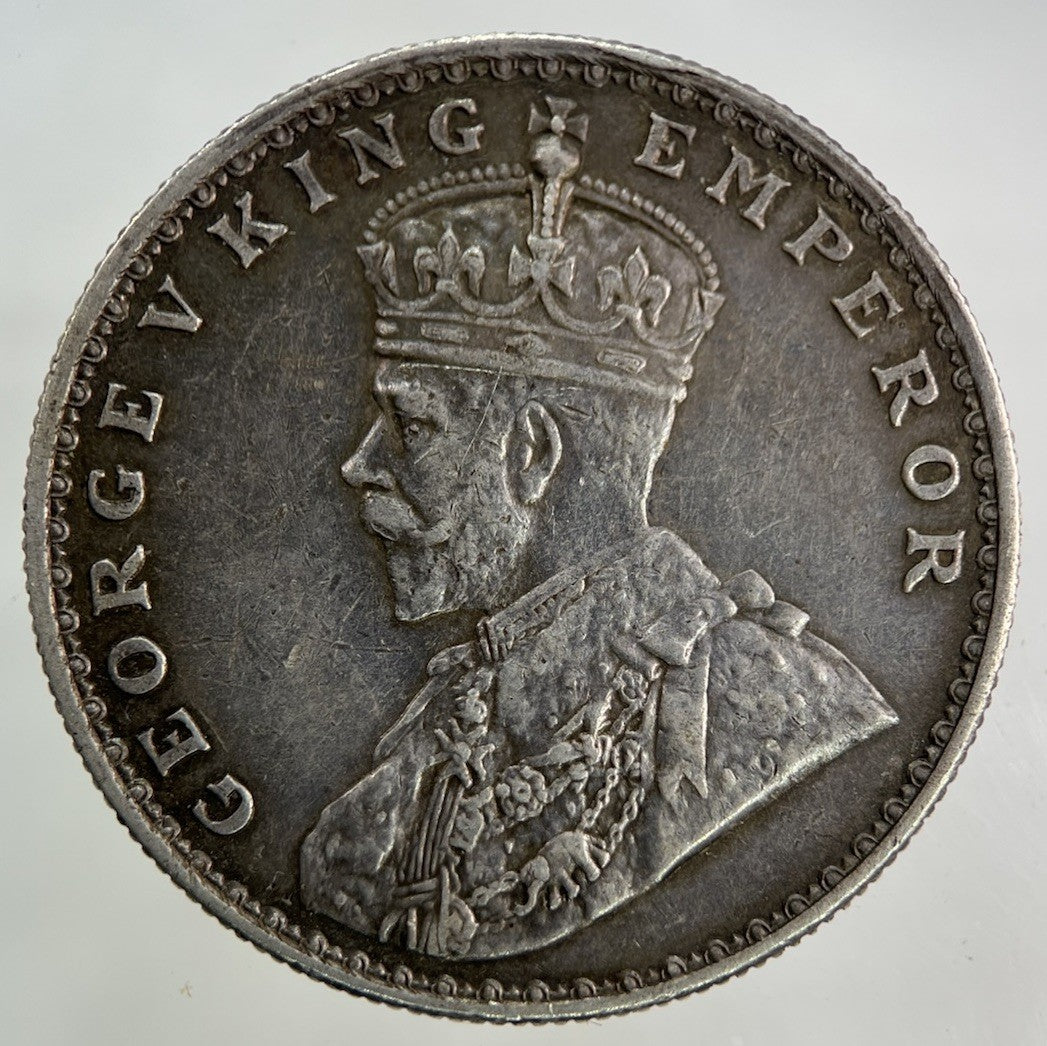 1918 India One Rupee Silver Coin | Very High Grade