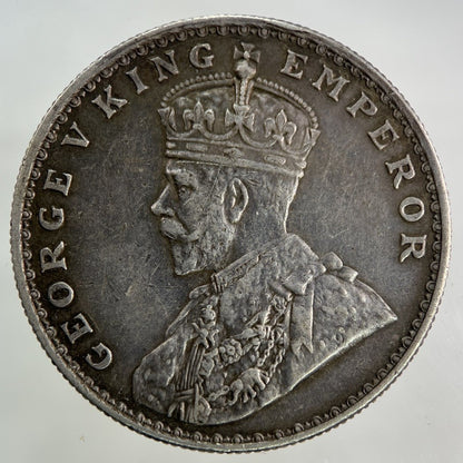 1918 India One Rupee Silver Coin | Very High Grade
