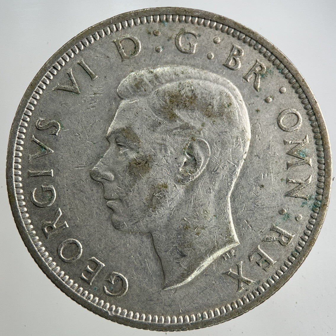 1940 George VI Half - Crown Silver Coin | Fine Collectable Grade