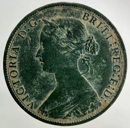 1866 Victoria Half - Penny Coin | Fine Collectable Grade