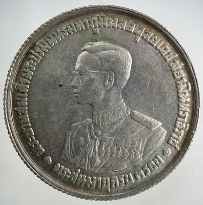 1963 Thailand Thai 20 Baht Rama IX Commemorative Silver Coin | Collectable Grade