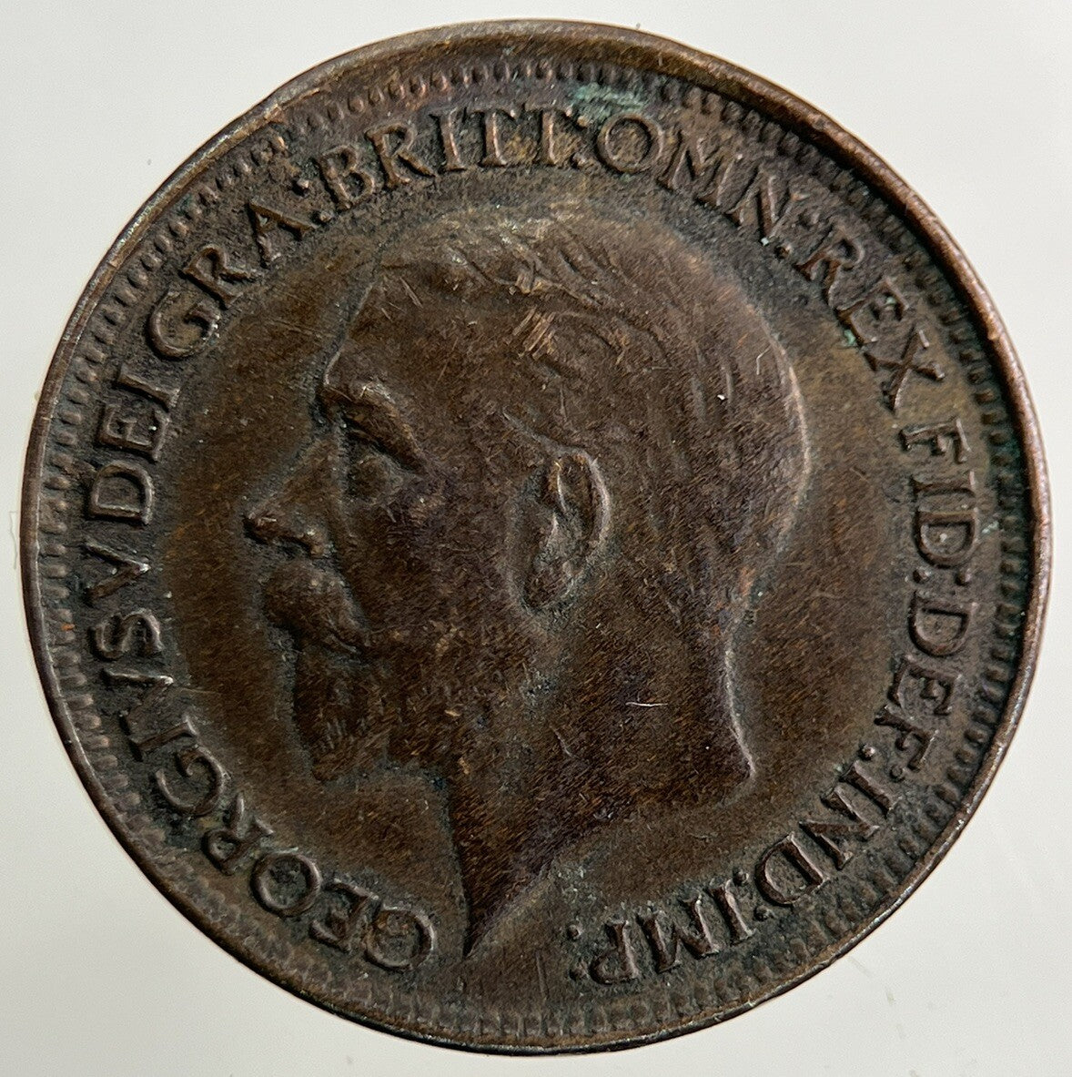1926 George V Farthing Coin | Fine Collectable Grade