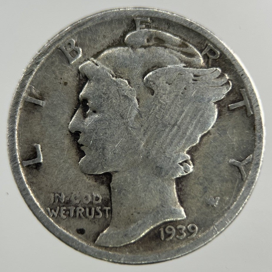 1939 US USA Mercury Dime Silver Coin | Collectable Grade