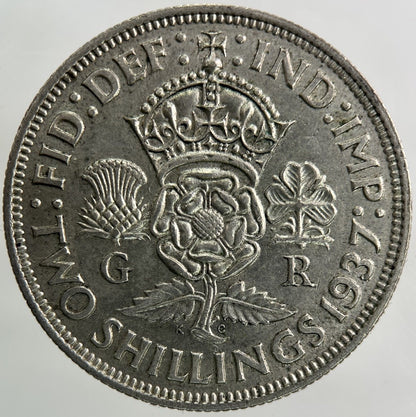 1937 George VI Florin Silver Coin | Fine Collectable Grade