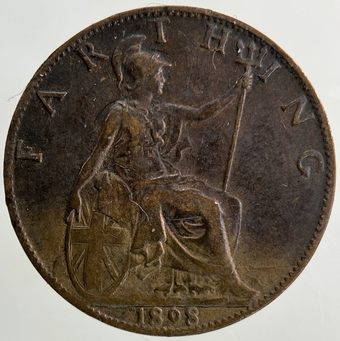 1898 Victoria Farthing Coin | Fine Collectable Grade