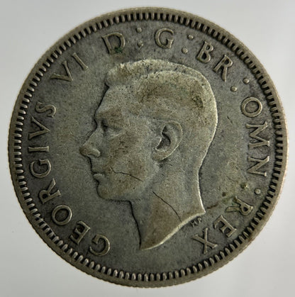 1941 George VI Shilling Silver Coin | Fine Collectable Grade