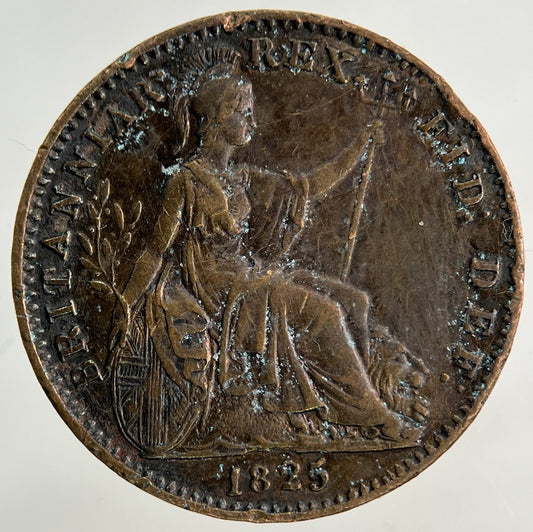 1825 George IV Farthing Coin | Fine Collectable Grade