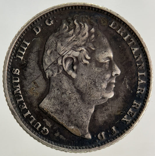 1831 William IV Sixpence Silver Coin | Very High Grade