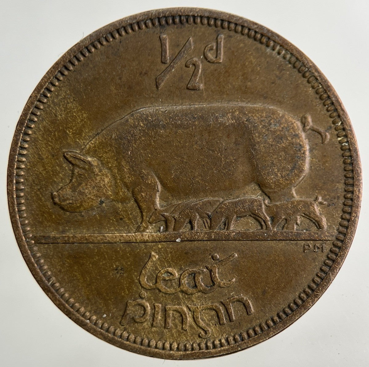 1933 Irish Ireland Half - Penny Coin | Collectable Grade