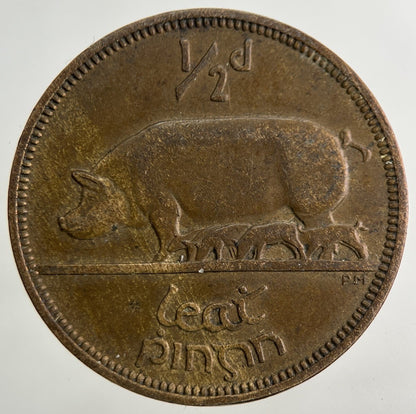 1933 Irish Ireland Half - Penny Coin | Collectable Grade