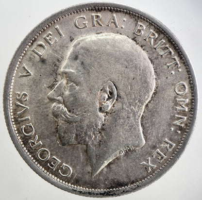 1916 George V Half - Crown Silver Coin | Very High Grade