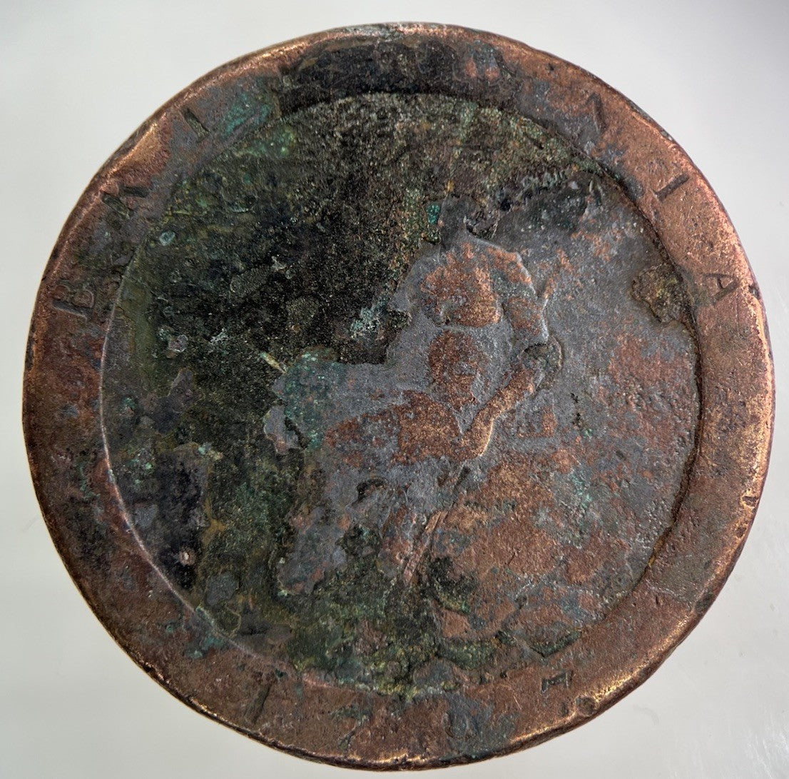 1797 George III 3rd Cartwheel One Penny Coin | Fair Grade