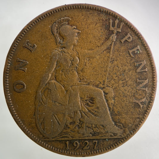 1927 George V Penny Coin | Fine Collectable Grade