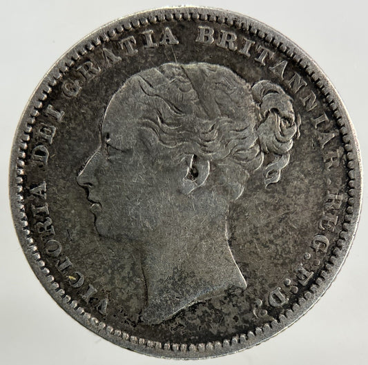 1884 Victoria Shilling Silver Coin | Fine Collectable Grade