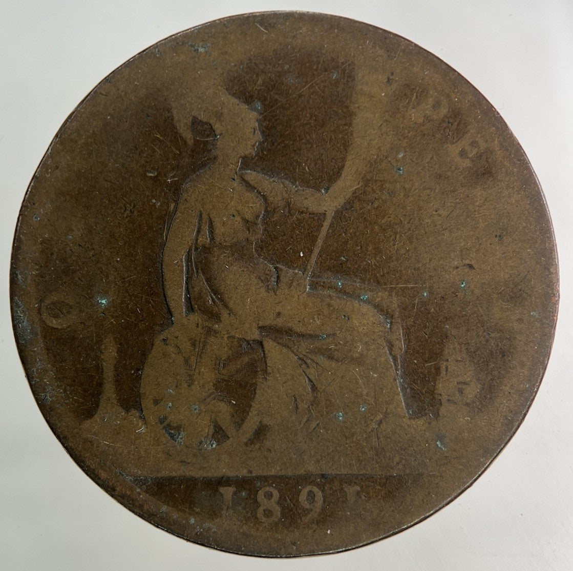 1891 Victoria One Penny Coin | Collectable Grade