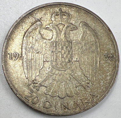 20 Dinara | Yugoslavia Silver Coin | Collectable Grade | a880