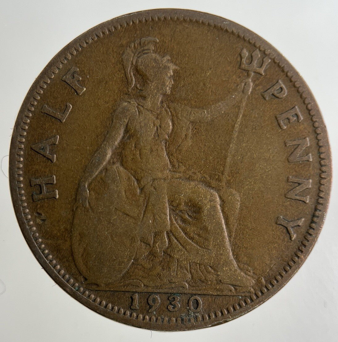 1930 George V Half - Penny Coin | Collectable Grade