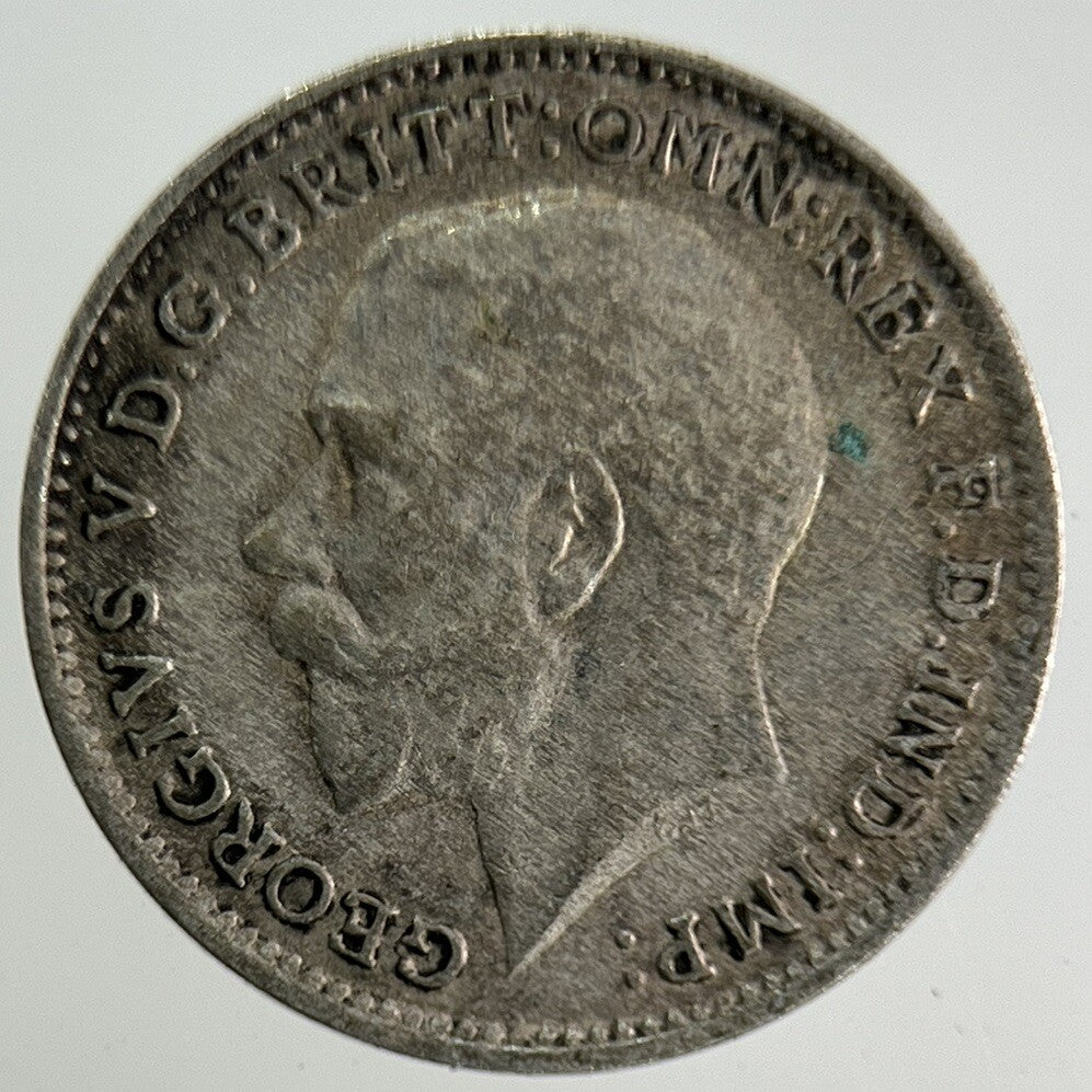 1921 George V Threepence Silver Coin | Fine Collectable Grade