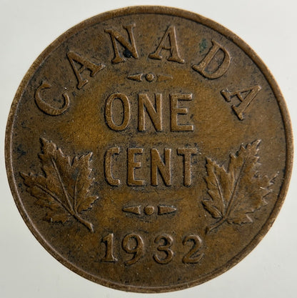 1932 Canada One Cent Coin | Fine Collectable Grade