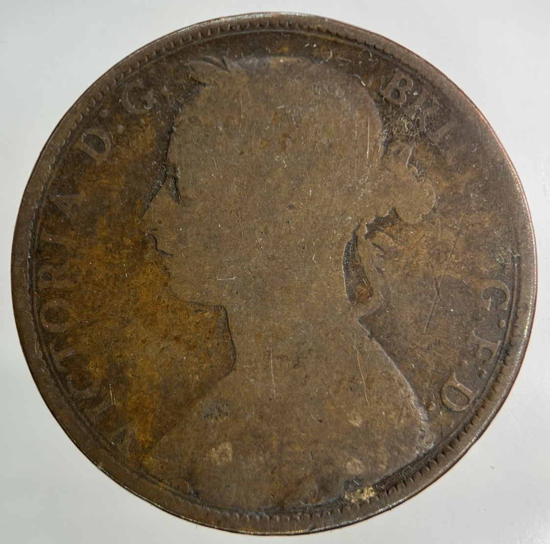 1892 Victoria One Penny Coin | Collectable Grade