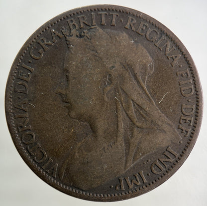 1901 Victoria One Penny Coin | Collectable Grade