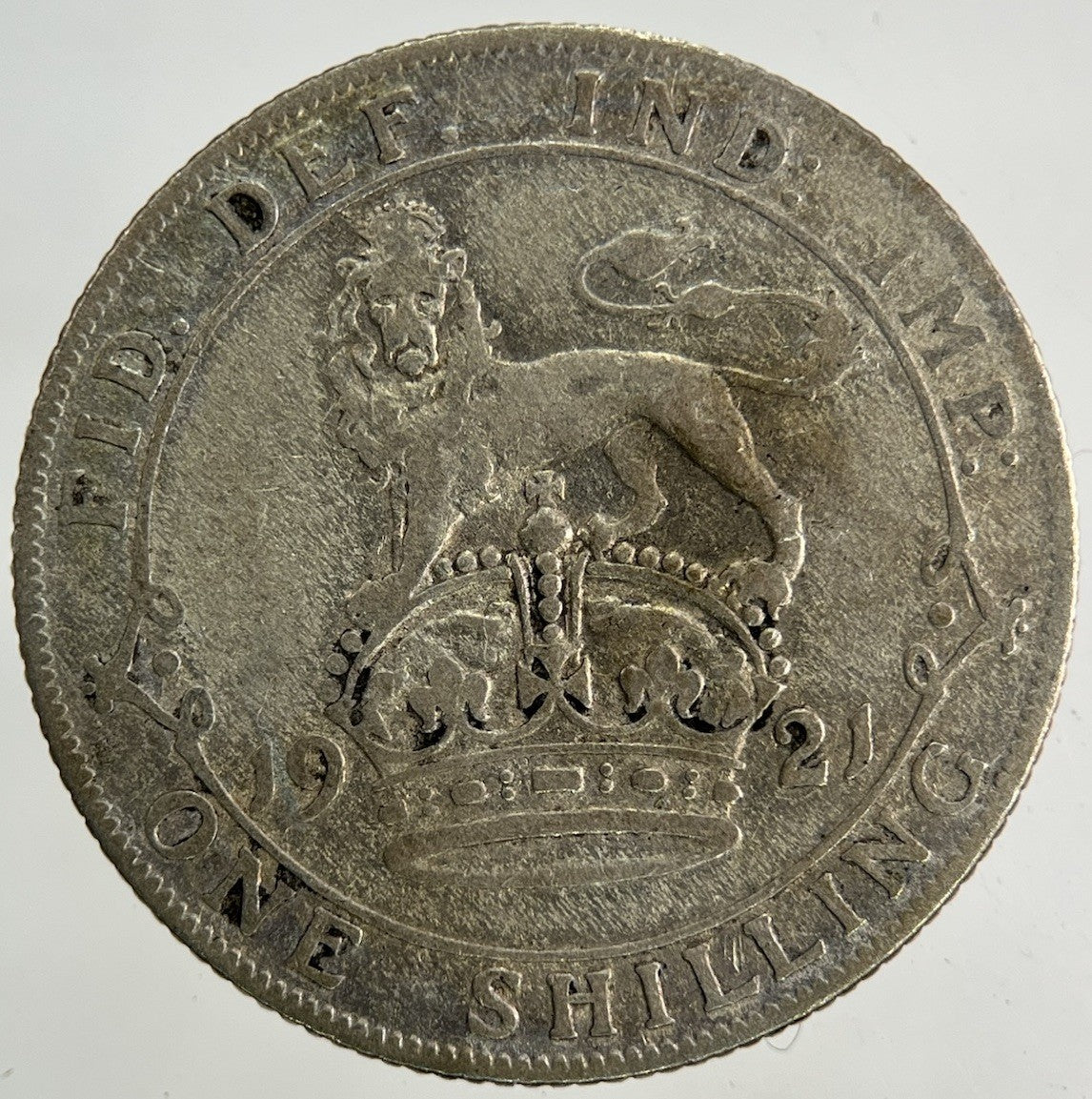 1921 George V Shilling Silver Coin | Collectable Grade