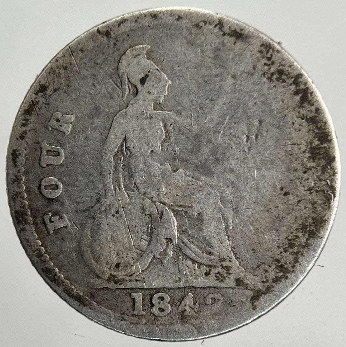 1842 Victoria Groat Four - Pence Silver Coin | Collectable Grade