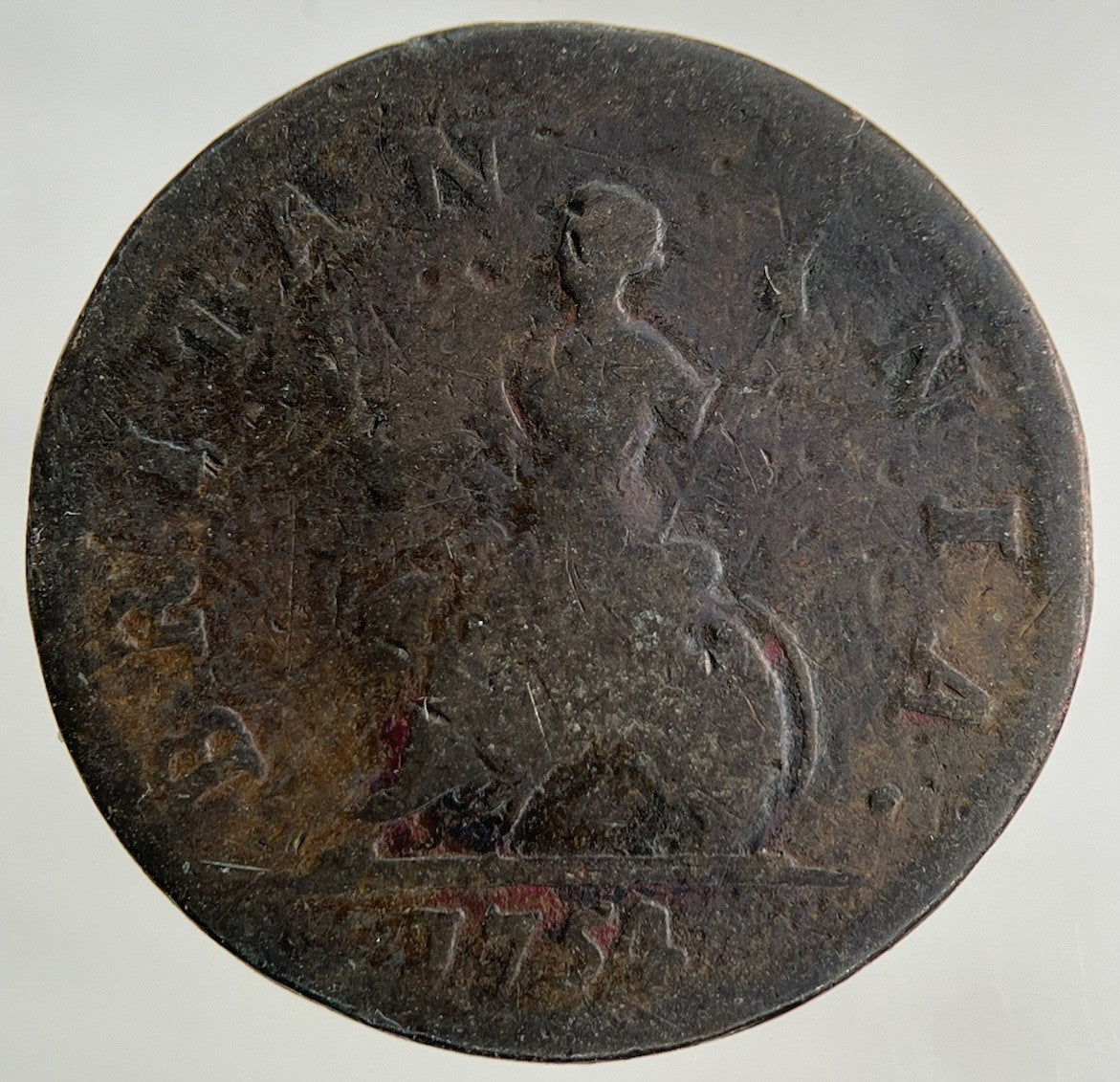 1754 George II 2nd Farthing Coin | Collectable Grade