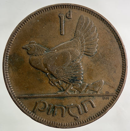 1928 Irish One Penny Coin | Fine Collectable Grade