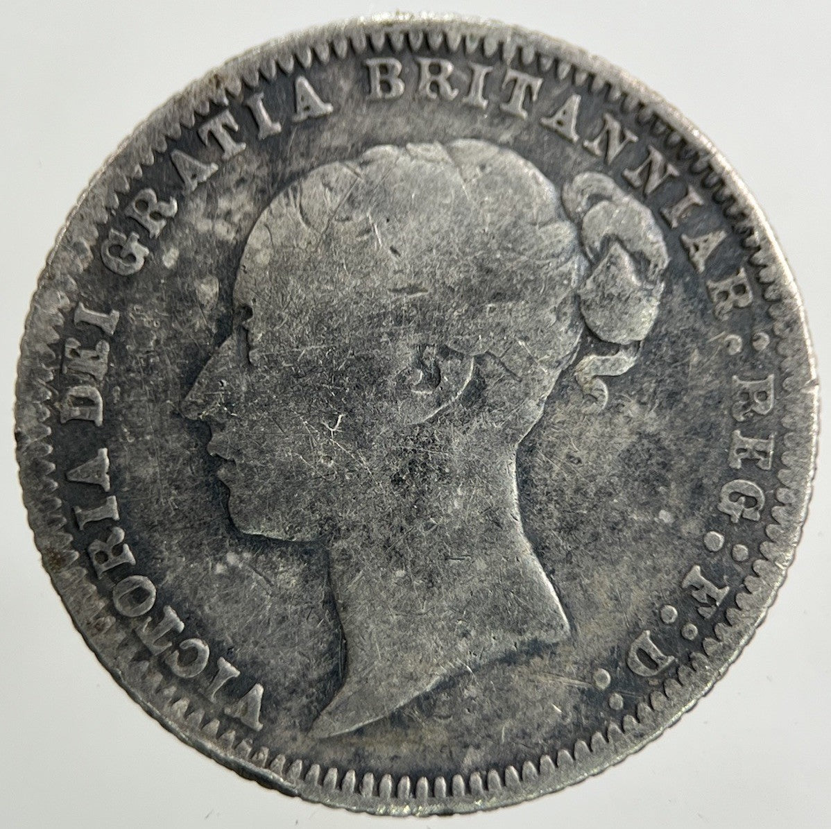 1874 Victoria Sixpence Silver Coin | Collectable Grade