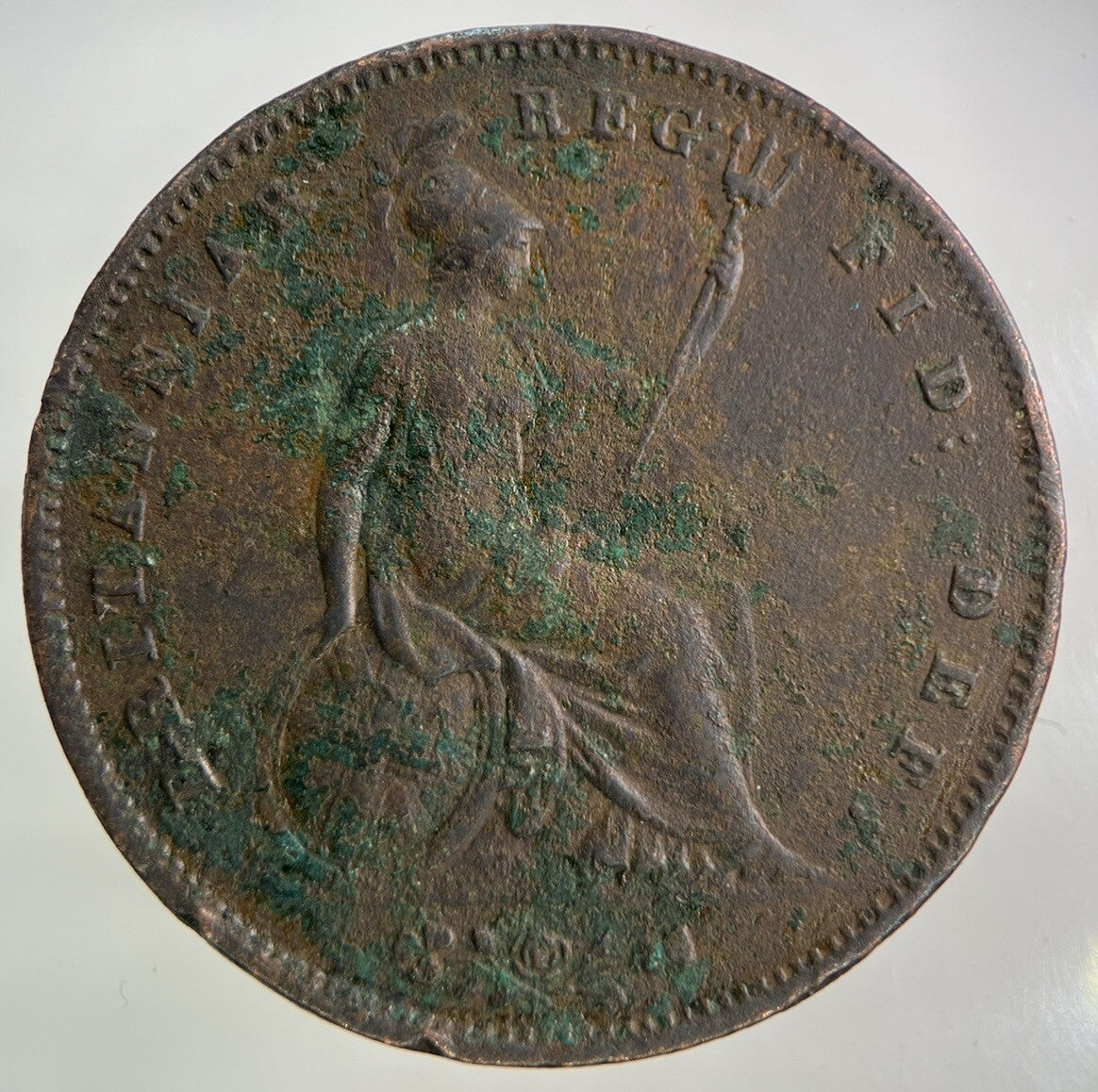 1855 Victoria One Penny Coin | Collectable Grade